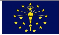 Indiana Table Flags